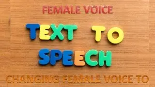 CHANGING MALE AND FEMALE VOICES IN PYTTSX