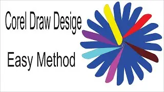 How to to make Corel draw design || Corel Draw Design || Star in Corel Draw