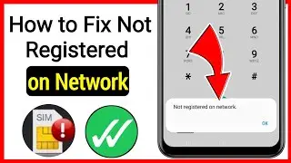 How to Fix Not Registered on Network Samsung | Your phone is not registered on a network Samsung