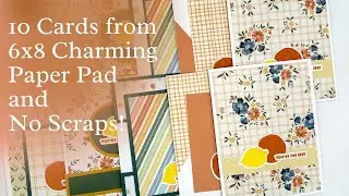 10 Cards with Scrapbook.com's Charming 6x8 Paper Pad