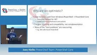PowerShell Team: PowerShell Core by Joey Aiello