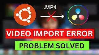 How To Fix Davinci Resolve Video Import Error For Linux!