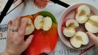 яблоки печёные в микроволновке