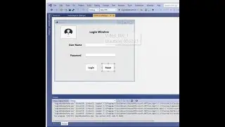 How to Create login window form in visual programing without database/SQL server connection