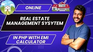 Real Estate management system project in PHP MySQL with EMI calculator | open source code for free