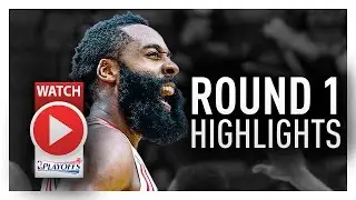 James Harden Round 1 Offense Highlights VS Thunder 2017 Playoffs - MVP MODE!