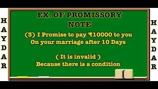 Examples Of Promissory Note