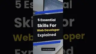 5 Essential Skills for Web Developer  #programming #coding #frontend #webdevelopment