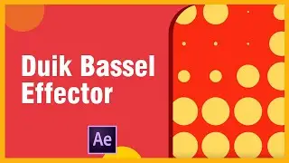 Duik Bassel Effector Tutorial | After Effects Tutorial  | After Effects, Motion Graphics, Animation