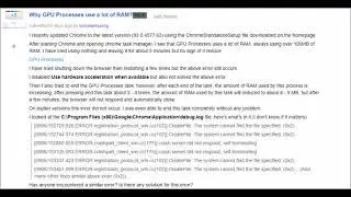 Chrome 93+ GPU Process Issue after Disabling Hardware Accleration