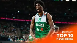 Top 10 PLAYS | Unbelievable Action | Round 33 | 2023-24 Turkish Airlines EuroLeague