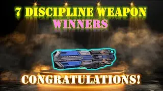CONGRATULATIONS TO OUR 7 WINNERS OF DISCIPLINE GIVEAWAY! War Robots