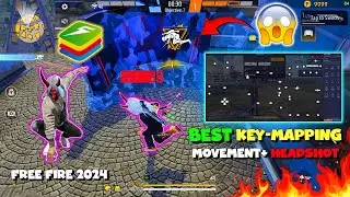 How TO FIND Best KeyMapping for Movement + Fast Gameplay Bluestacks 5 Free Fire 🔥
