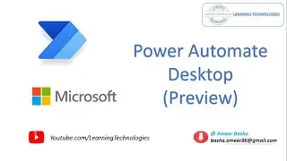 Microsoft Power Automate Desktop (Preview) Part 1