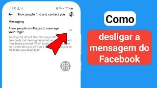 Como desativar a opção de mensagem no Facebook (guia completo)
