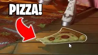 How to Check the Cozy Lodge each day to possibly find a slice of pizza Fortnite