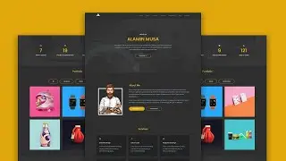 React Portfolio Website Project Tutorial | Build a Responsive Portfolio Website | React JS