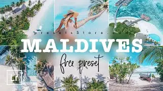 Maldives — Mobile Preset Lightroom | Tutorial | Maldives Photography | Beach Preset | Summer Preset