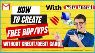 How to Create Free  RDP for Lifetime 2024 | Get Free RDP/VPS Server | No Crédit/Débit Card Required