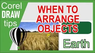 Arranging objects in CorelDraw