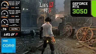 RTX 3050 - Lies of P - 1080p Ultra Settings - DLSS ON/OFF