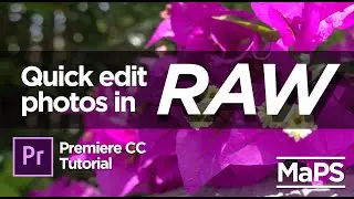 Quick edit RAW photos in photoshop