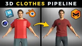 3D Clothing - Blender to Marvelous Designer!