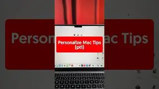 Personalize Mac Settings Tips (pt1): Change Cursor Color  #shorts