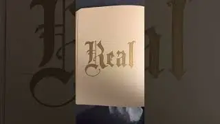 Gothic Old English lettering type style #sketchbooktour #typography