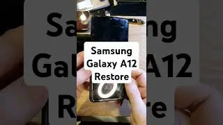Restore a Samsung Galaxy A12 in 60 seconds