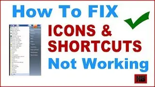 Fix icons and shortcuts not working in start menu on windows pc [Fix shortcuts not working]