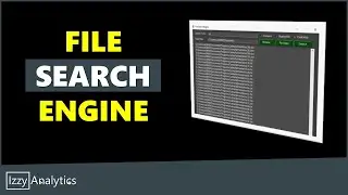 File Search Engine | Project for Python Portfolio with GUI | PySimpleGUI