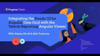 Integrating the Kendo UI Angular Data Grid with Telerik Reporting Angular Viewer