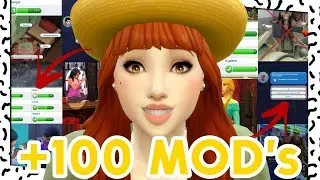 +100 MODS FOR SIMS 4 (+ REALISM / GAMEPLAY / ADJUSTMENT) | Mod Review |