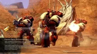 Warhammer 40000: Dawn of War 2. Кооп-кампания #1. Калдерис, орки, первый босс.
