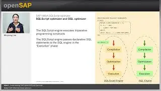 open SAP HANA week 1 unit 2 SQL Script Optimizer