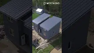 Каркасный двухэтажный дом. Обзор.