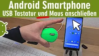 Android Smartphone USB-Stick ⭐️ USB-Tastatur ⭐️ Maus an Handy anschließen 👉️ einrichten mit USB-Hub