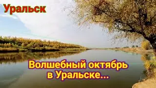 Река Урал в октябре! Тёплая осень!