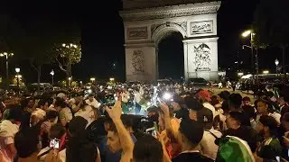 Algérie championne de la CAN 2019 : joie à Paris de Barbès aux Champs-Elysées