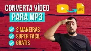 Como converter Vídeo MP4 em MP3 Rápido e Grátis - no PC e Online