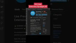 VS Code Extension Spotlight #5 - Live Preview #shorts