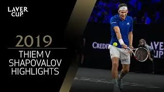 Thiem v Shapovalov Match Highlights | Laver Cup 2019