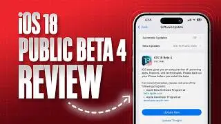 iOS 18 Public Beta 4 Review & Battery life 🪫 Should I Update?