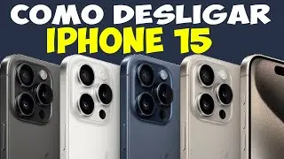 Como Desligar o iPhone 15 - Rápido e Fácil -  iPhone 15 Pro, 15 Pro Max, 15 Plus