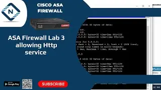 ASA Firewall Lab 3 allowing Http service  | Packet Tracer | Networkforyou