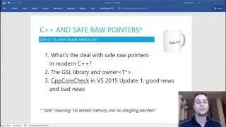 CupOfT #2: C++ and safe raw pointers