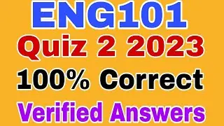 ENG101 Quiz 2 2023 || Eng101 quiz 2 fall 2023 || Eng101 Quiz no 2 2023