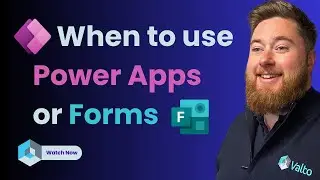 When to use Power Apps vs Forms