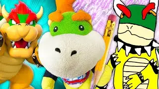 Bowser Jr Draws Nintendo Characters